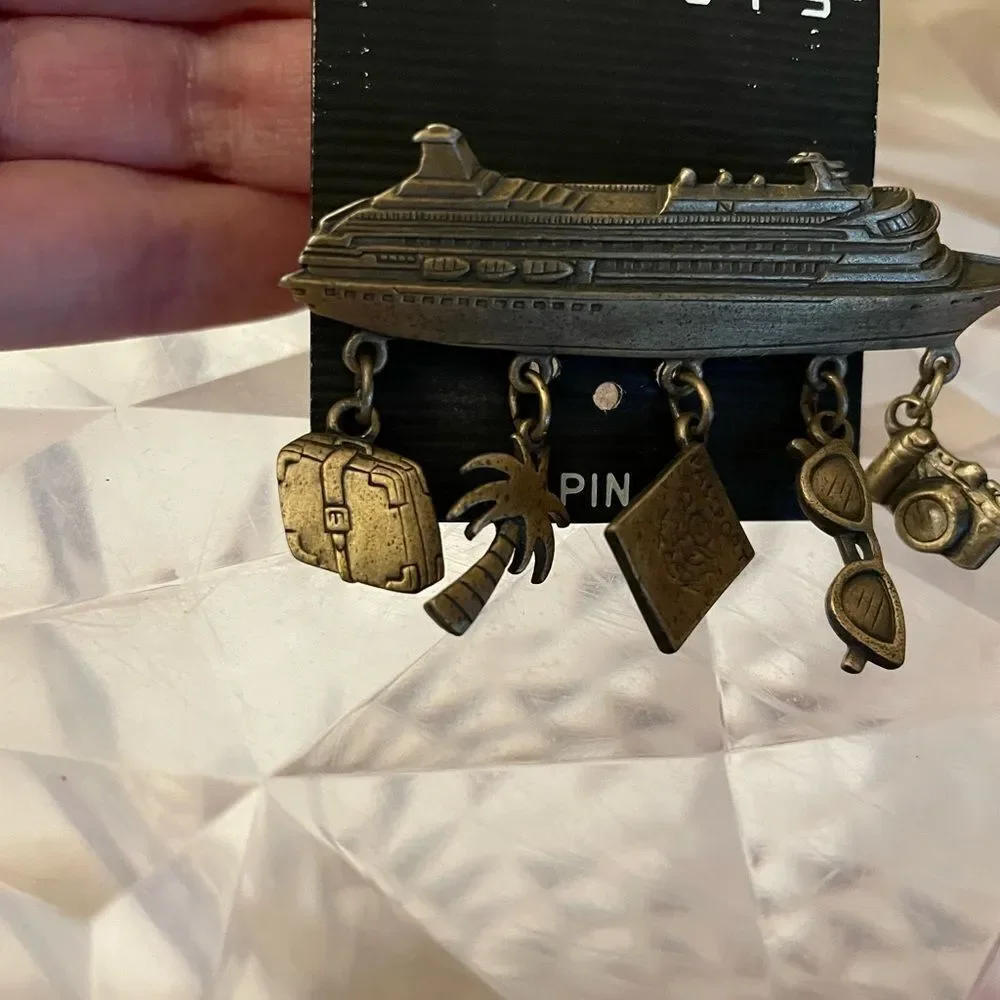 Partners Vintage Cruise Line Pin